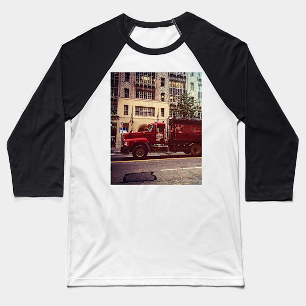 57 St and 7th Ave, Manhattan, NYC Baseball T-Shirt by eleonoraingrid